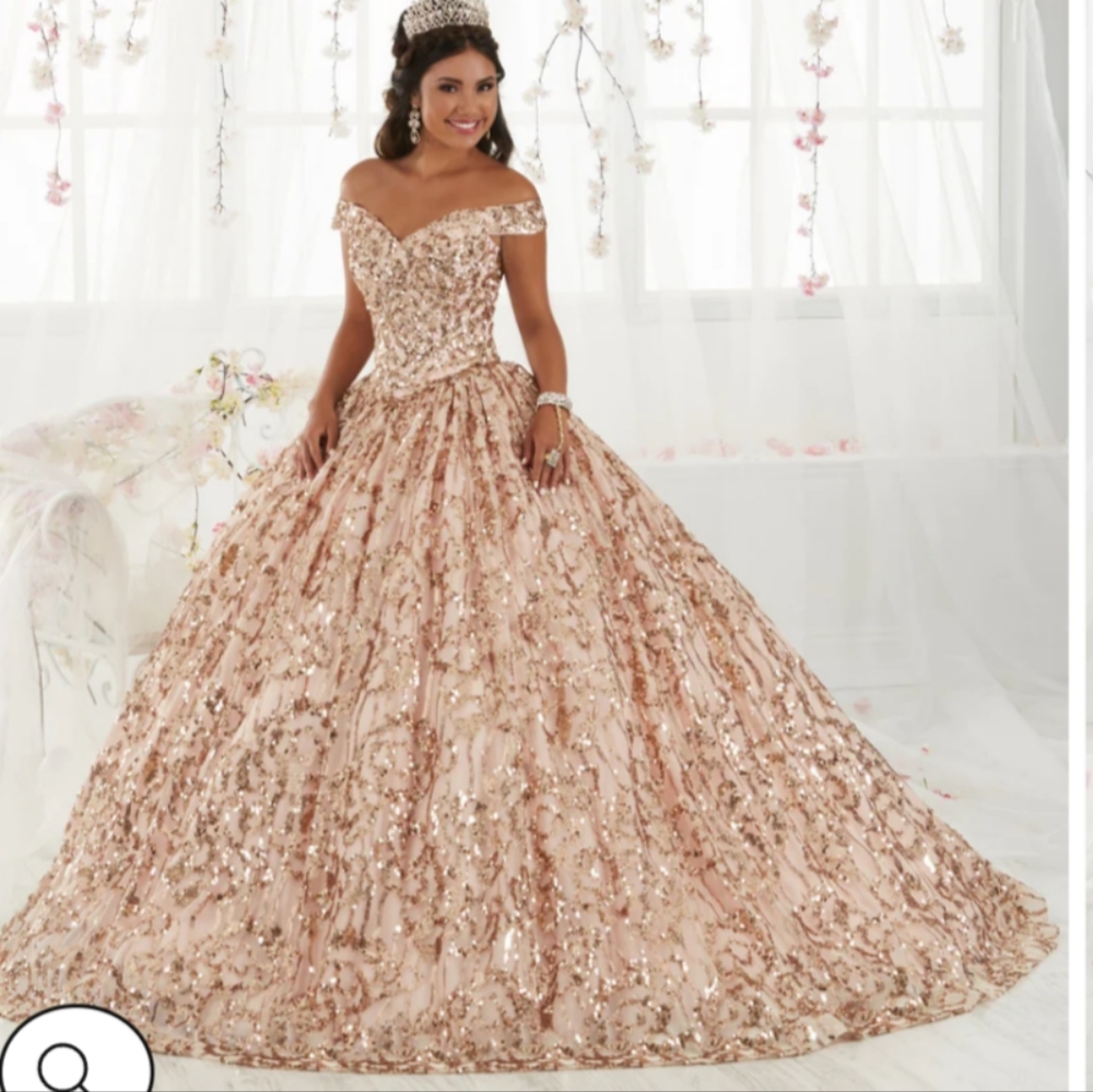 Quinces dress -House of Wu-Size 8-Rose Gold-Style # 26919